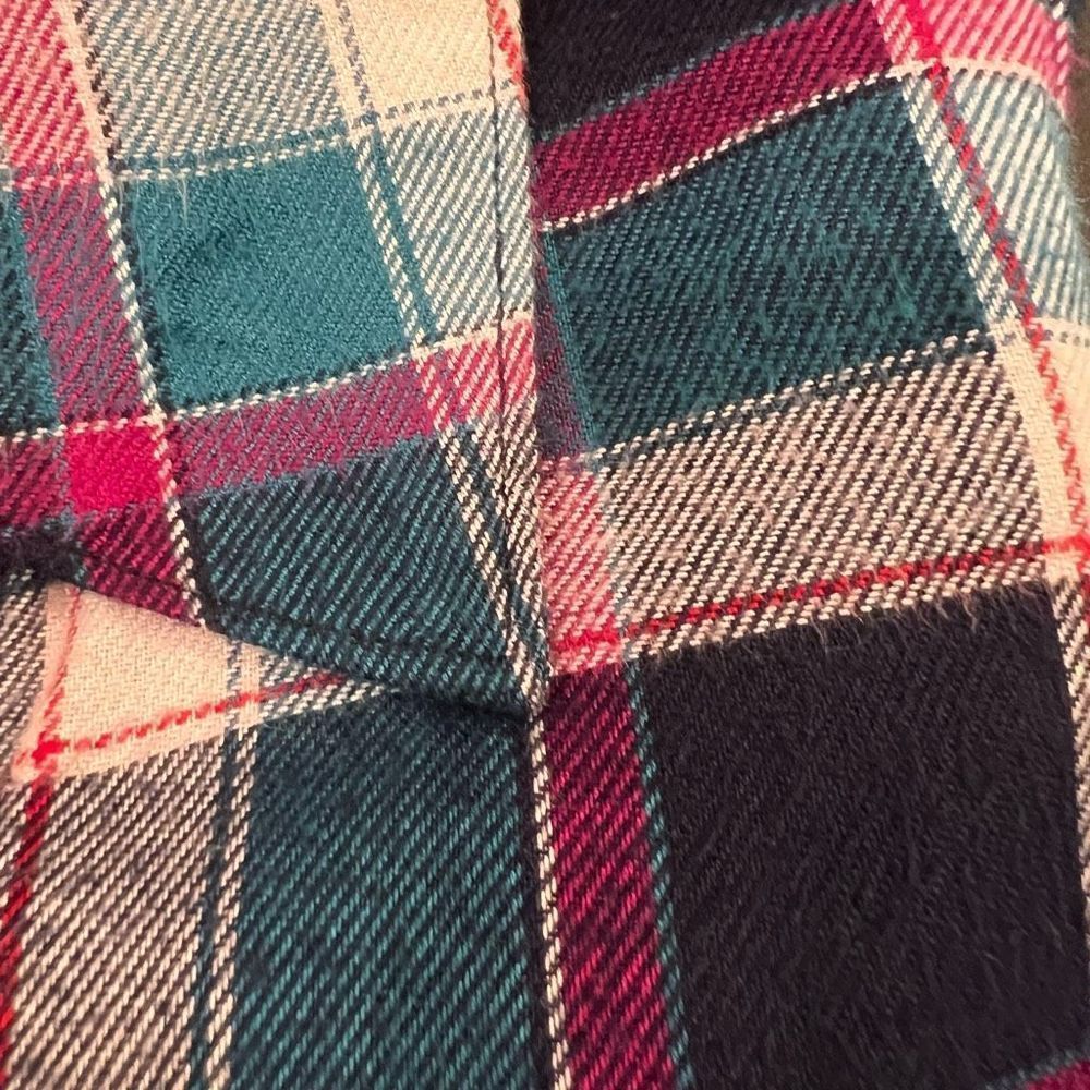 Lane Bryant Flannel 100% Rayon Long Sleeve Tunic Size 18/20 - Picture 4 of 11